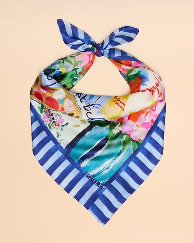 Joules Bloomfield Scarf - Blue