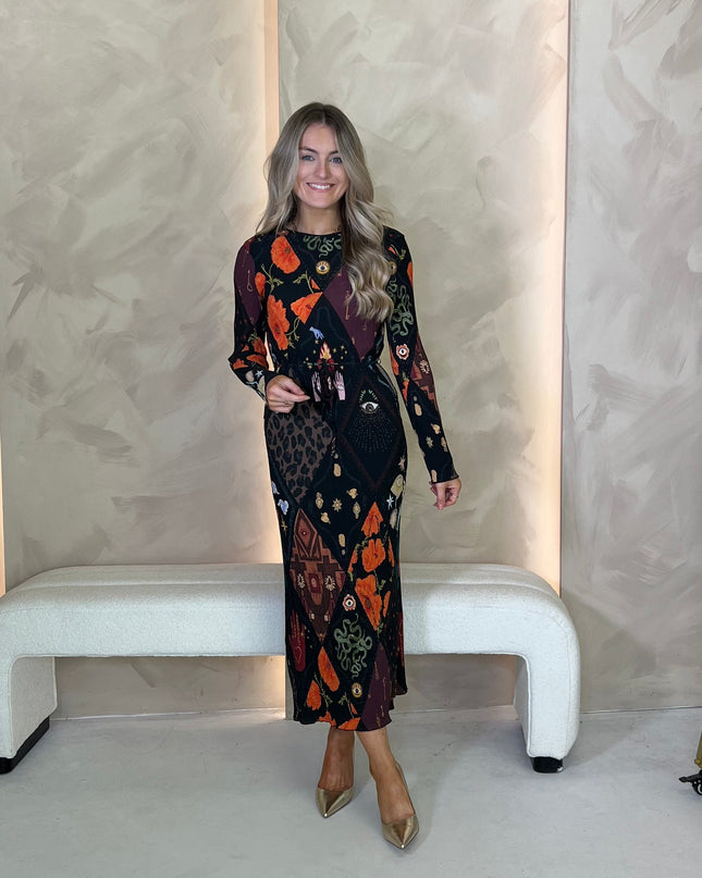 Night Garden Gaia Plisse Dress