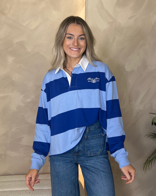 Guess Jeans Rugby Polo Shirt - Fresh Zendy and Blue