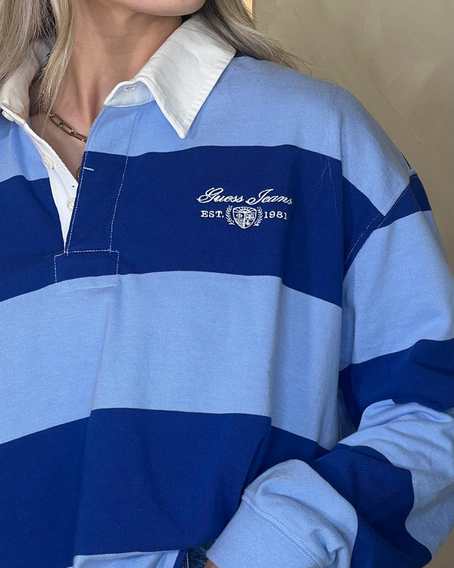 Guess Jeans Rugby Polo Shirt - Fresh Zendy and Blue