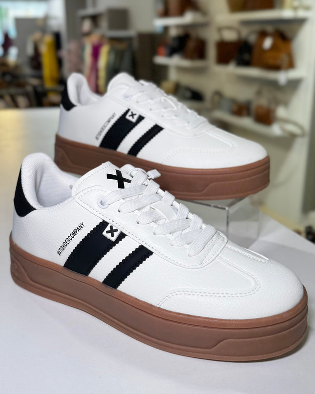 Platform Sneaker - White