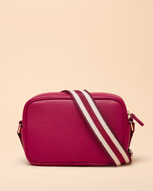 Joules Trent Cross Body Bag - Berry