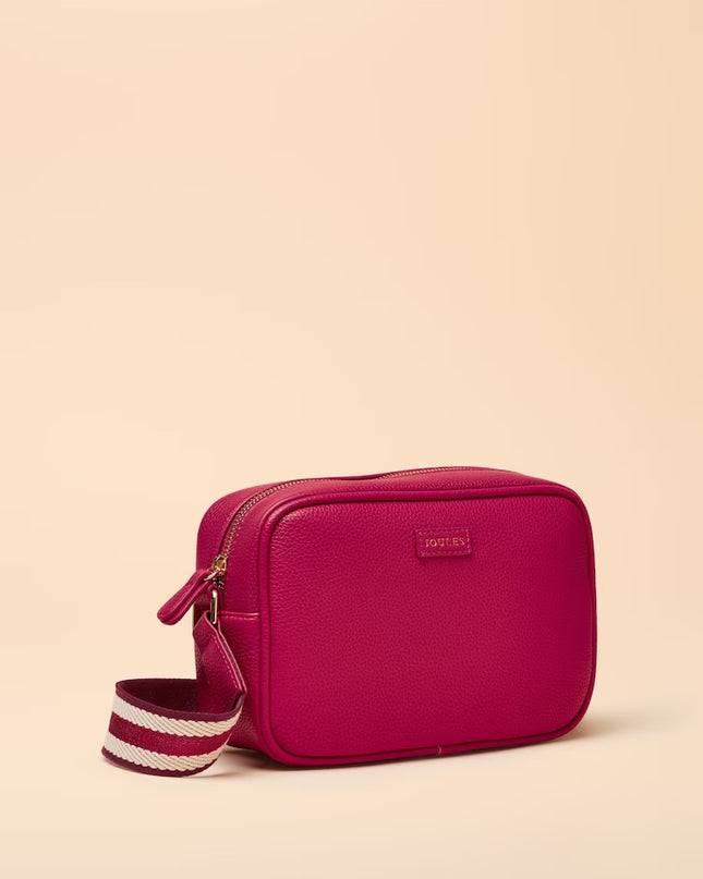 Joules Trent Cross Body Bag - Berry