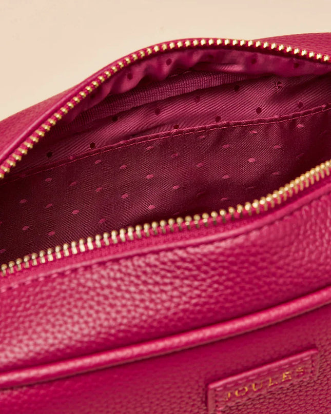 Joules Trent Cross Body Bag - Berry