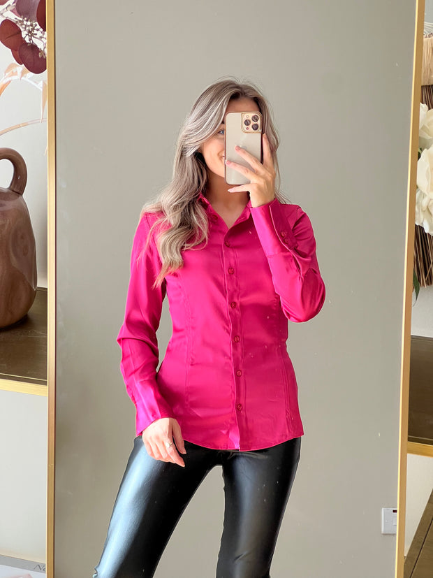 Guess Fernanda Corset Shirt - Pink