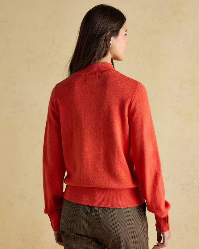 Joules Enid High Neck Jumper - Orange