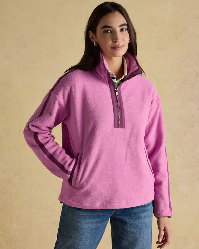 Orla Quarter Zip Fleece - Violet
