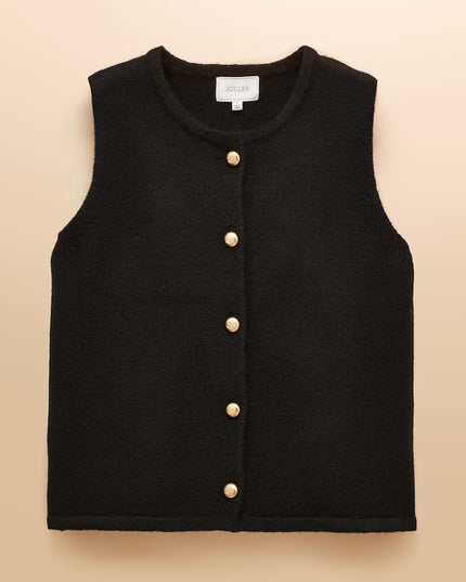 Joules Holly Button Tank - Black