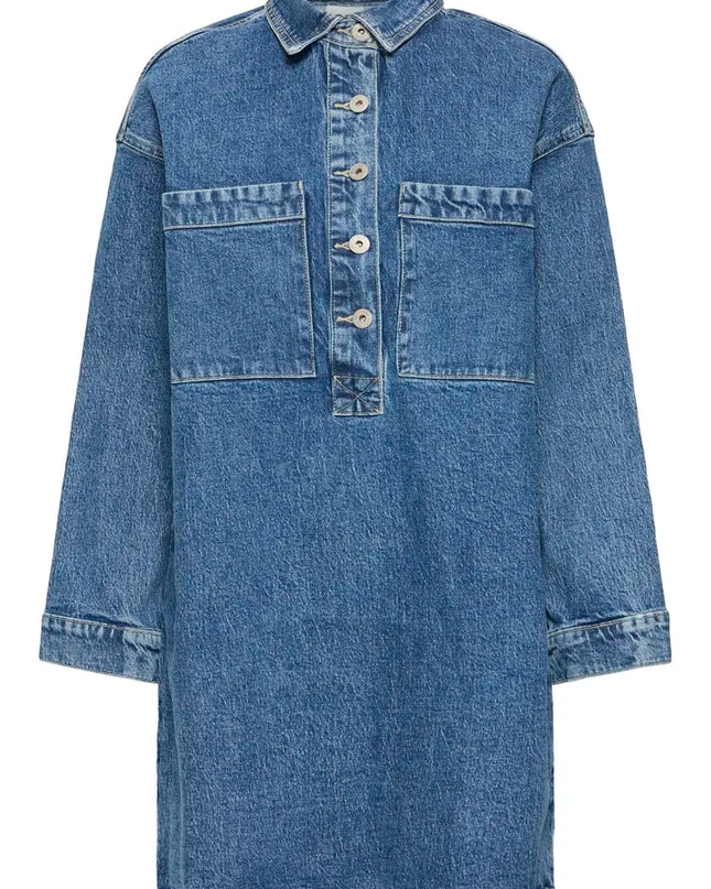 Unni Dress - Medium Blue