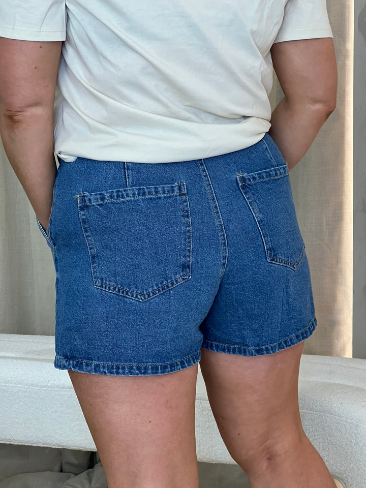 Denim Skort - Blue Jean