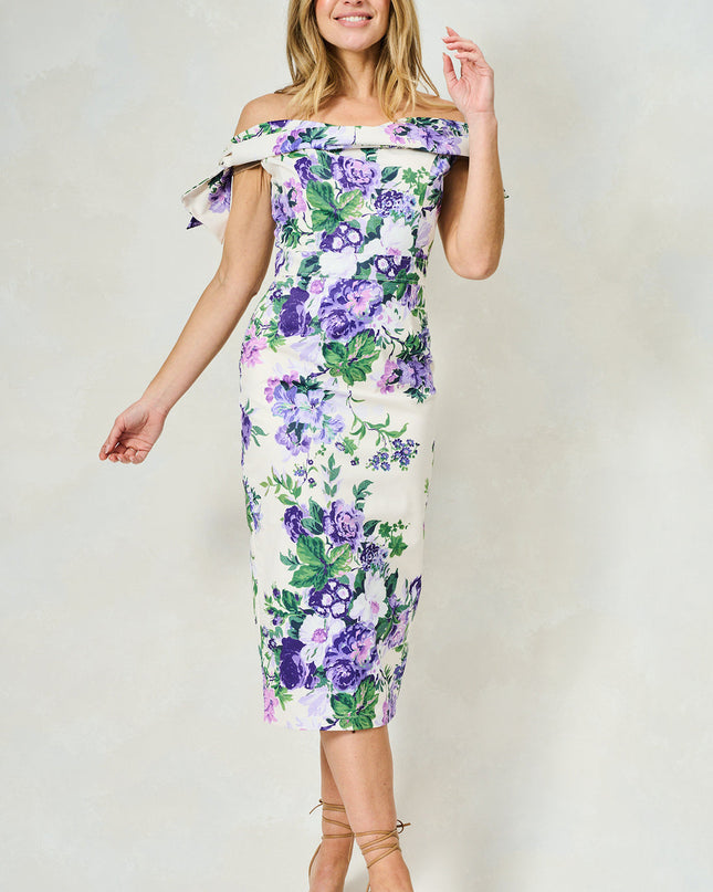 Suzette Dress - Purple Floral