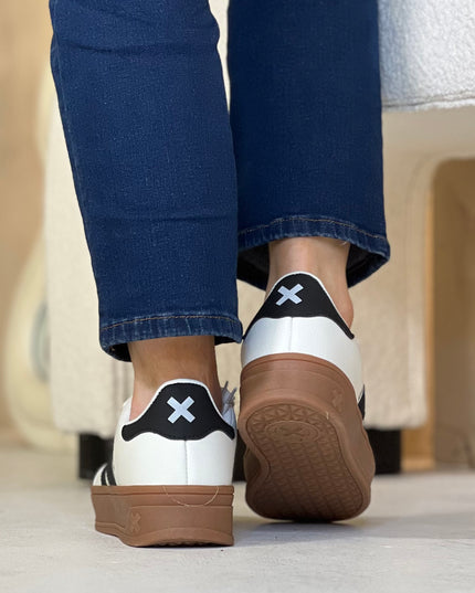 Platform Sneaker - White