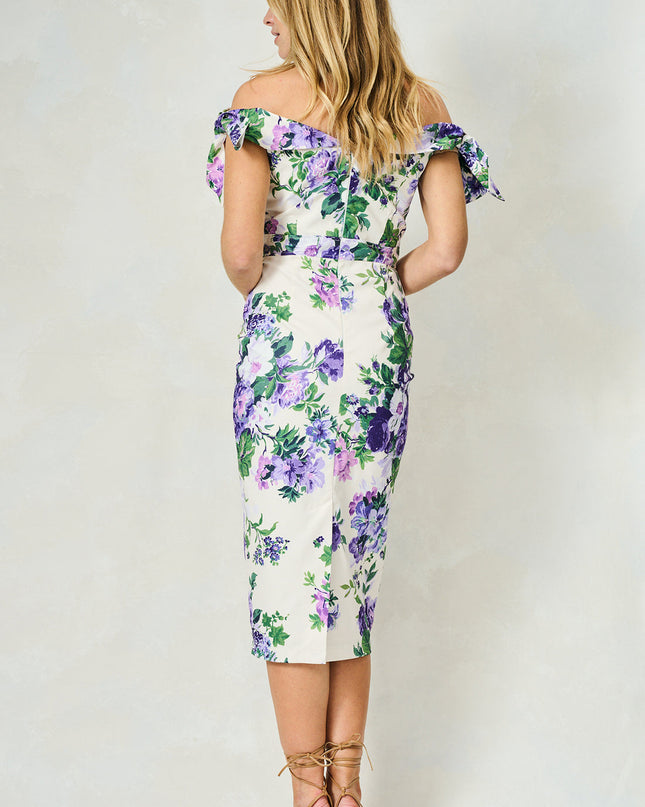 Suzette Dress - Purple Floral