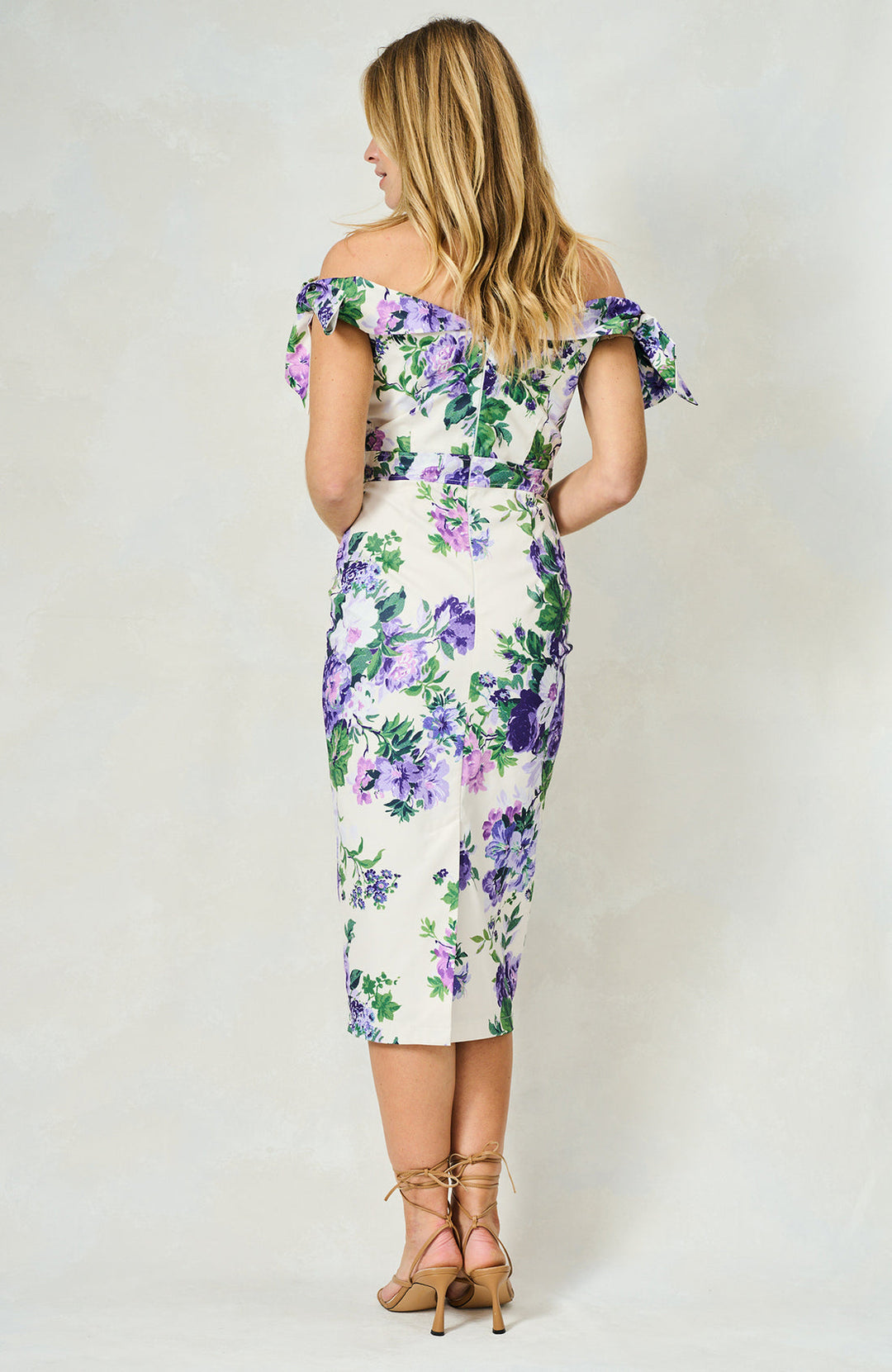 Suzette Dress - Purple Floral