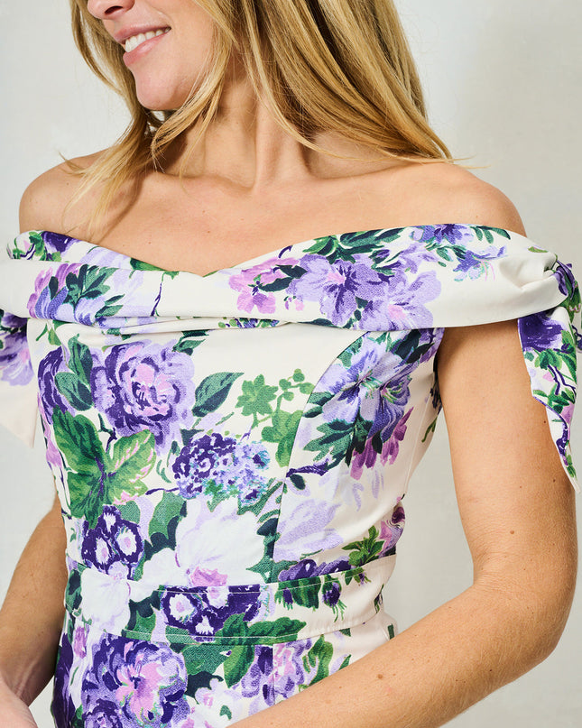 Suzette Dress - Purple Floral