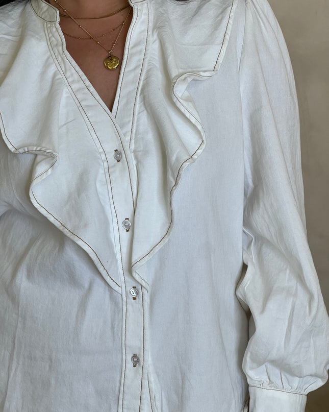 Frill Shirt - Off White