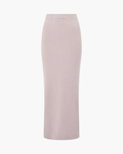 French Connection Ava Straight Midi Skirt - Taupe Neutral