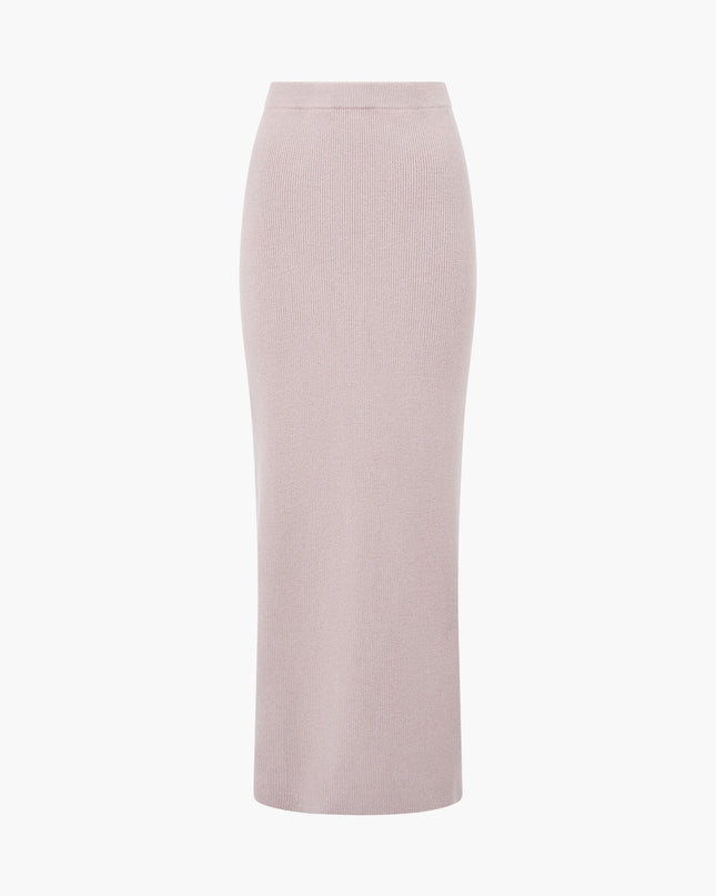 French Connection Ava Straight Midi Skirt - Taupe Neutral