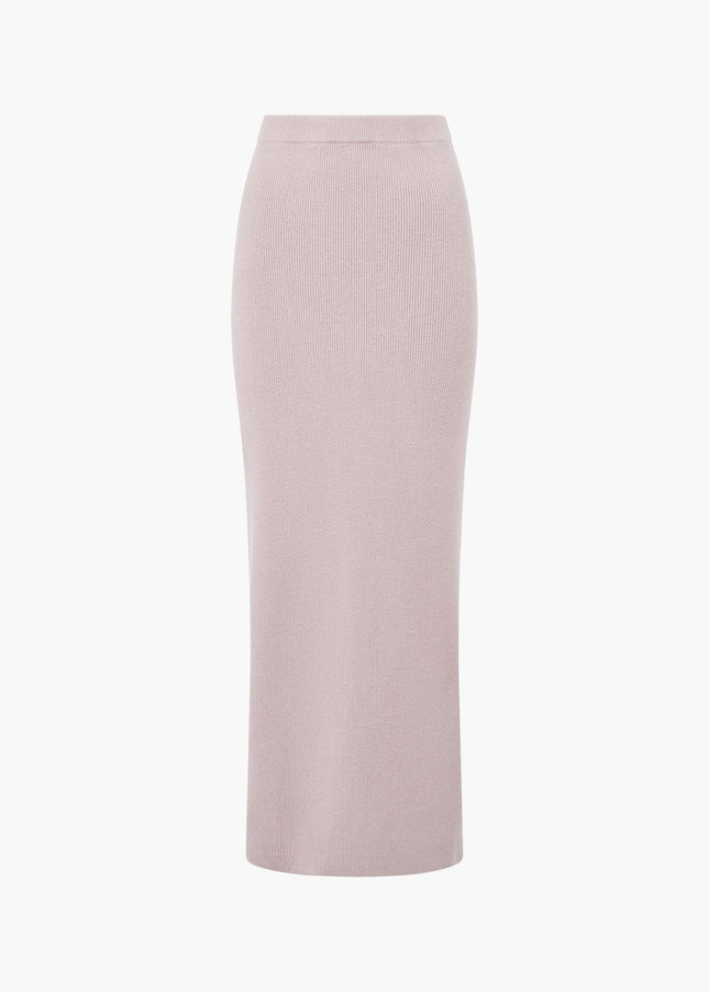 French Connection Ava Straight Midi Skirt - Taupe Neutral