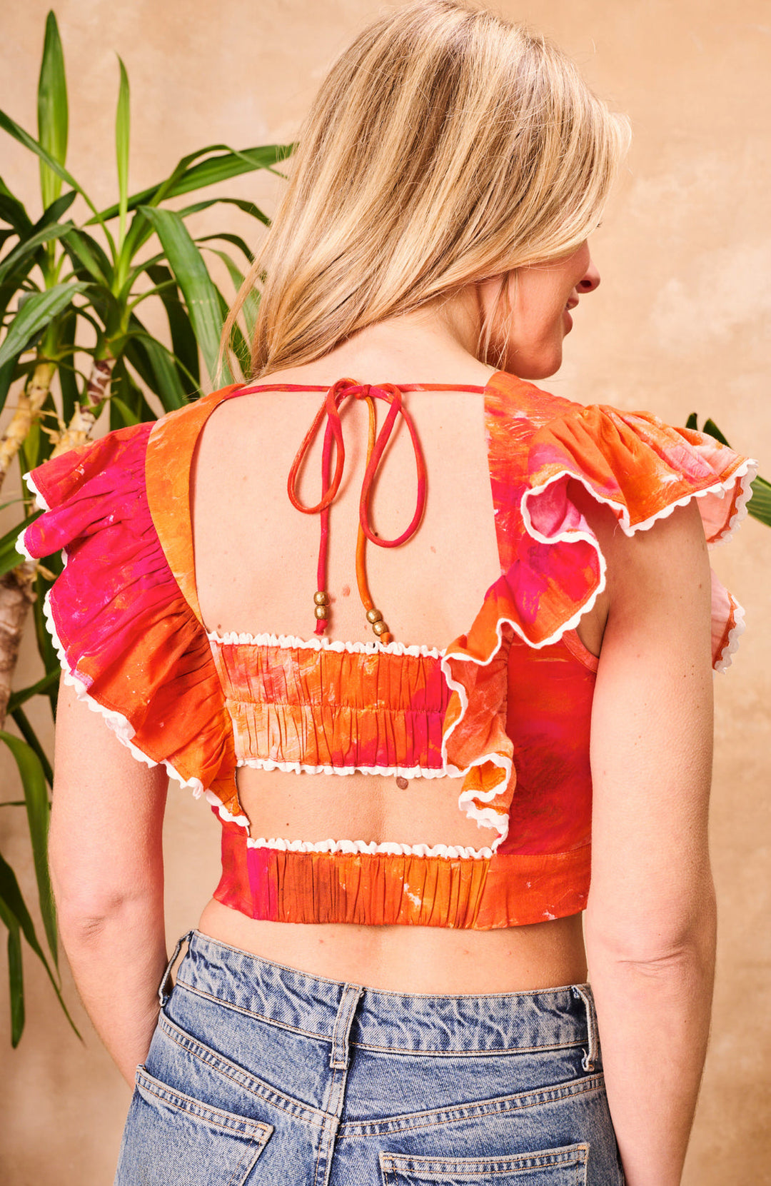 Blythe Top - Orange Multi