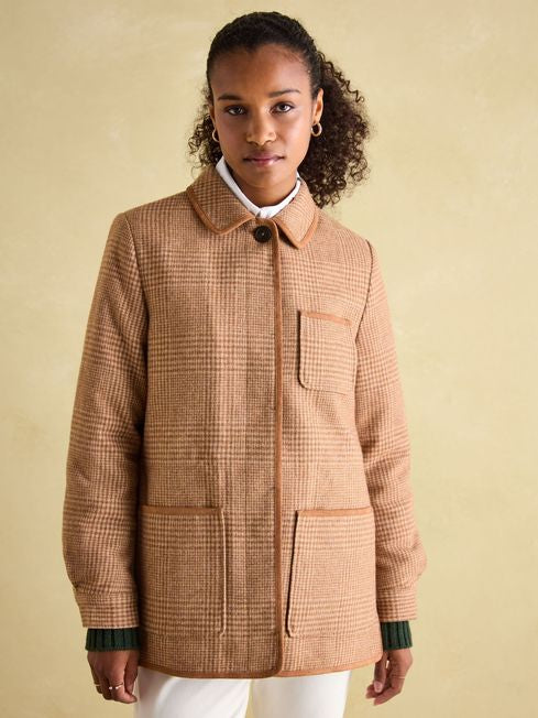 Joules camel coat outlet