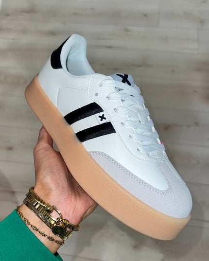 Platform Sneaker - White