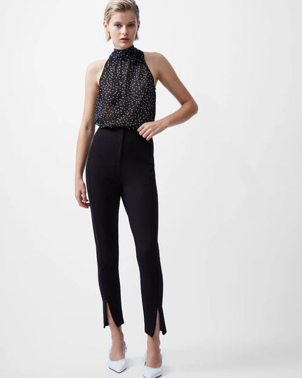 French Connection Xia Ponte Jersey Leggings - Black
