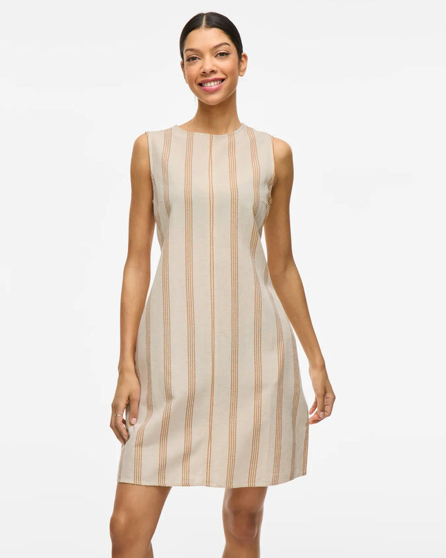 Prisilla Print O-Neck Short Dressy