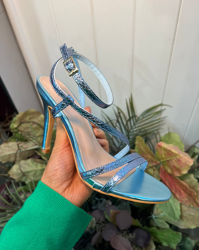 Nicole Strappy Sandal - Blue