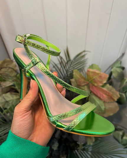 Nicole Strappy Sandal - Green