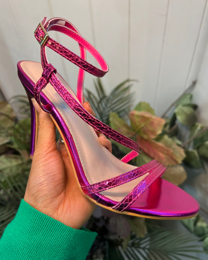 Nicole Strappy Sandal - Fuschia