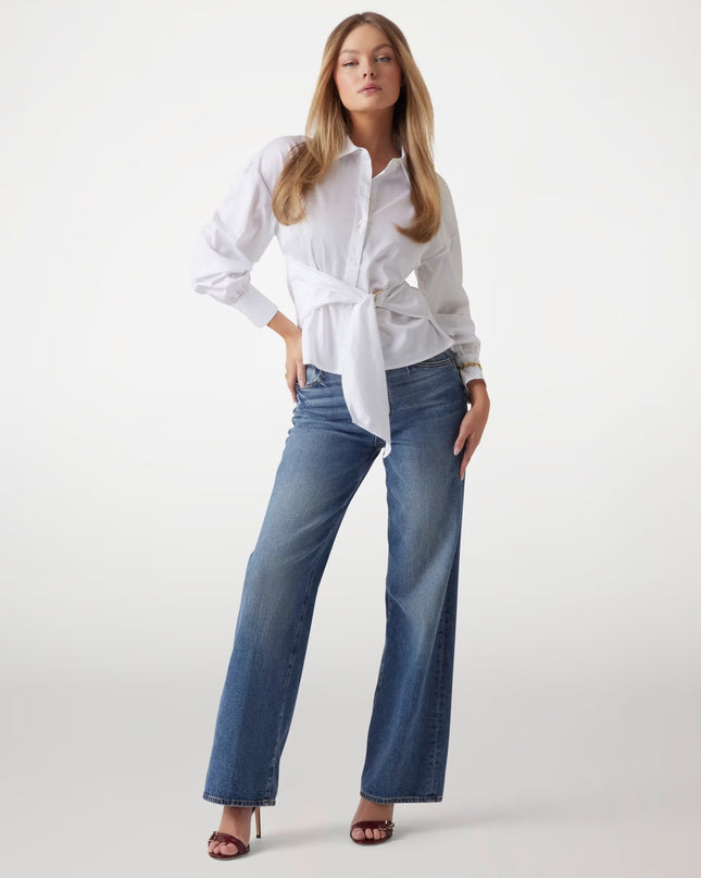 Guess Mimi Wrap Top - White