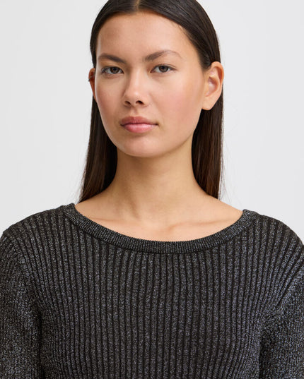 Cosimo Long Sleeve Top - Black