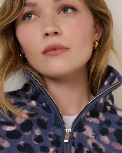 Half Zip Fleece - Blue Print