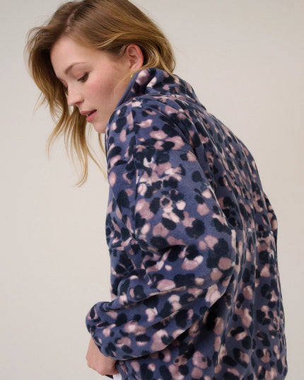 Half Zip Fleece - Blue Print