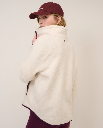 Borg Fleece Jacket - White