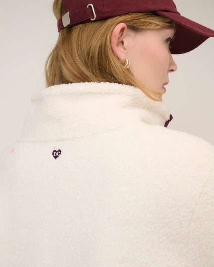Borg Fleece Jacket - White
