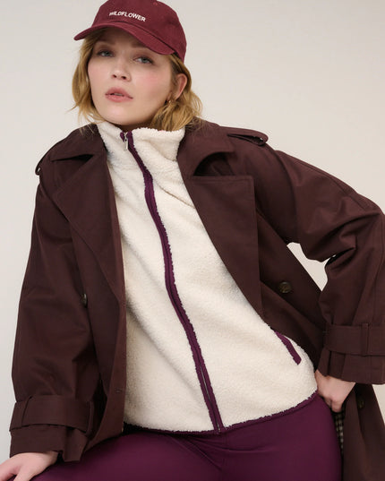 Borg Fleece Jacket - White