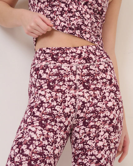 Athleisure Leggings - Pink Floral