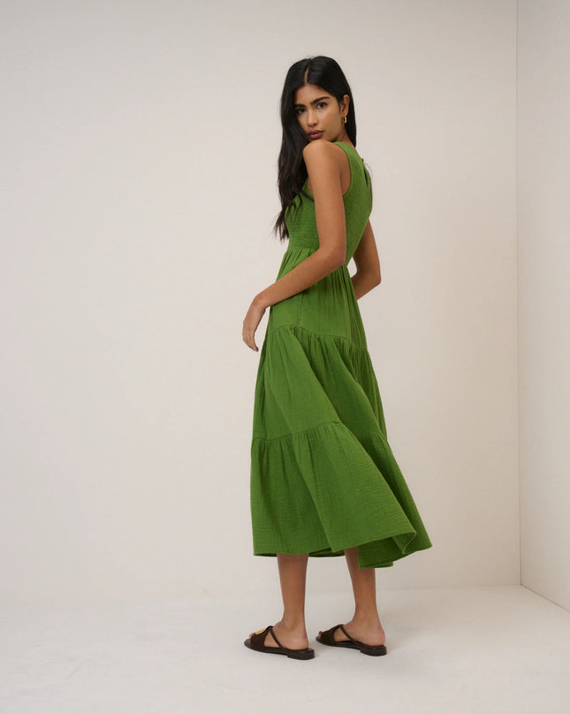 Charlie Midaxi Dress - Green