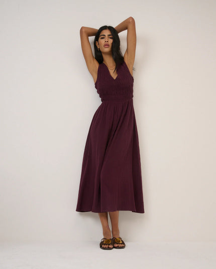 Audrey Midaxi Dress - Purple