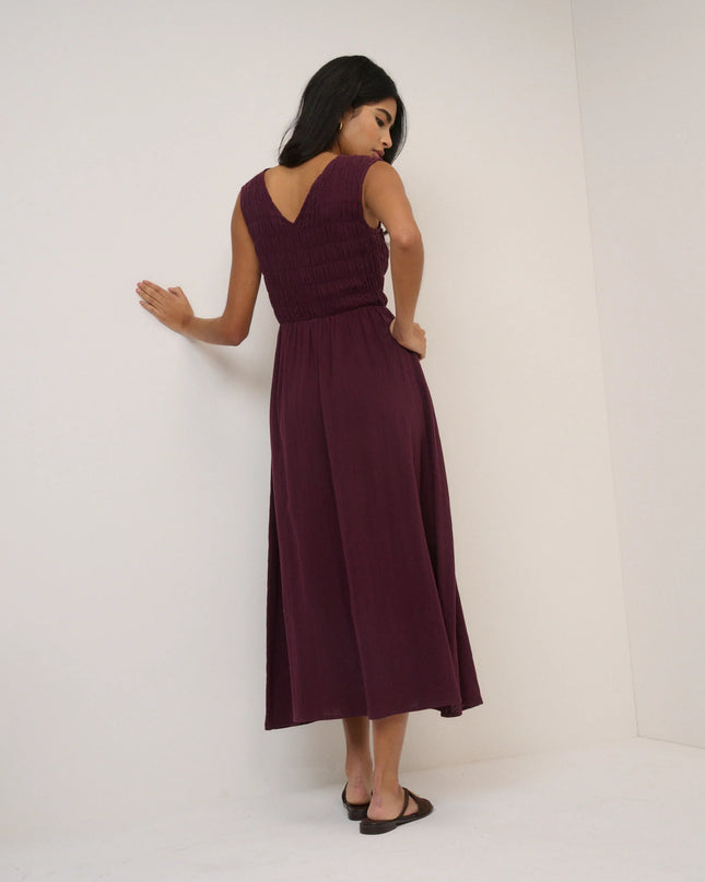Audrey Midaxi Dress - Purple