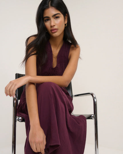 Audrey Midaxi Dress - Purple