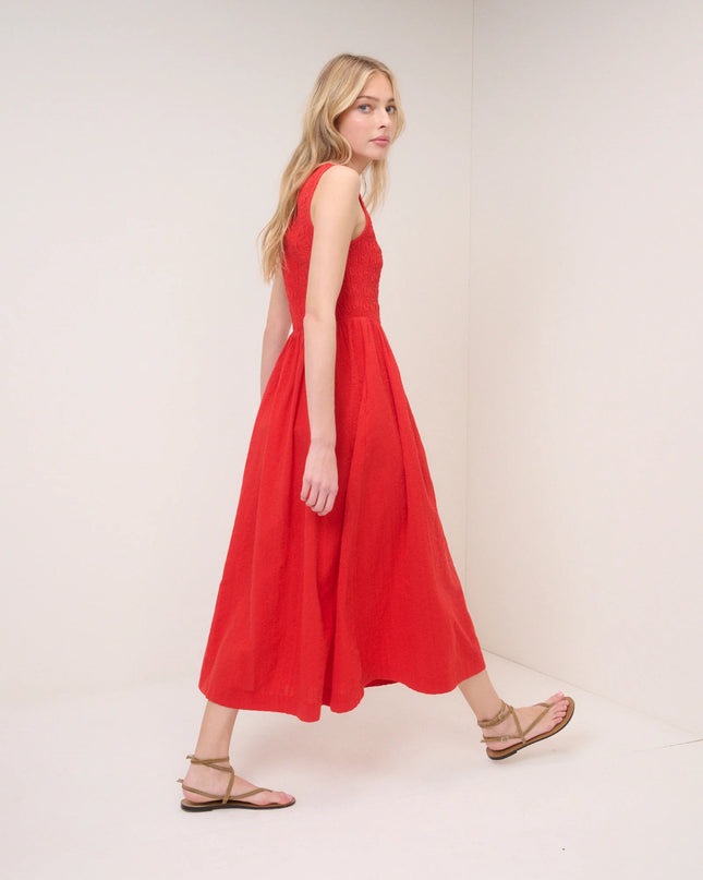 Kinsley Midaxi Dress - Red