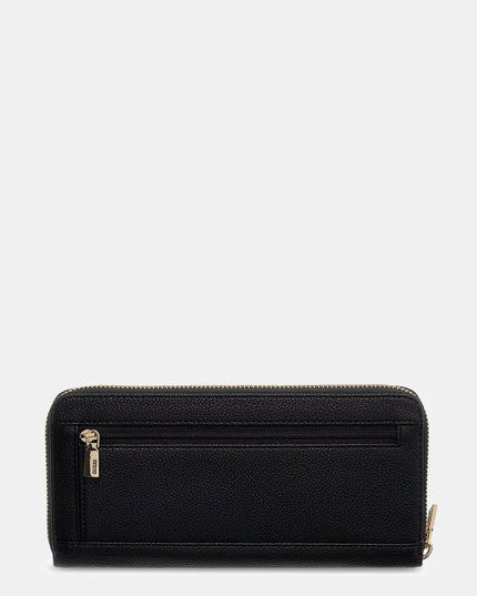 Guess Yesba Large Zip Around Purse - Black