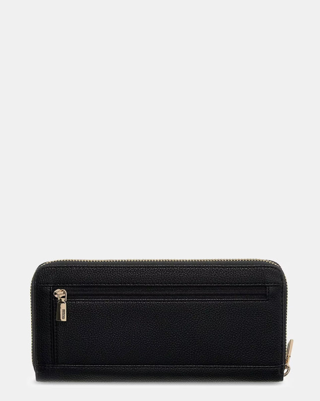 Guess Yesba Large Zip Around Purse - Black