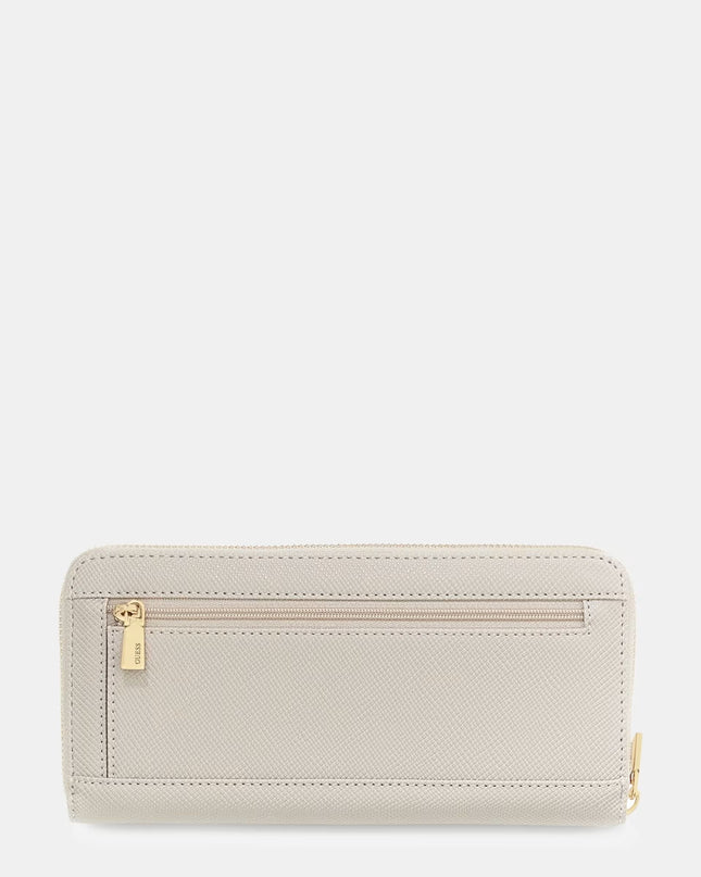 Guess Laurel Large Zip Around Purse - Taupe