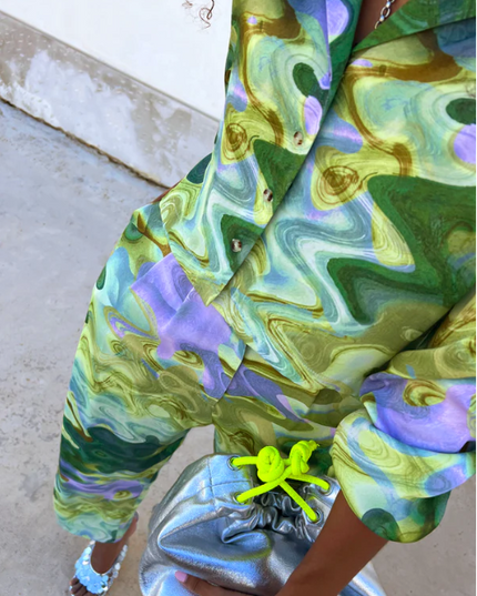 Green Marble Trousers