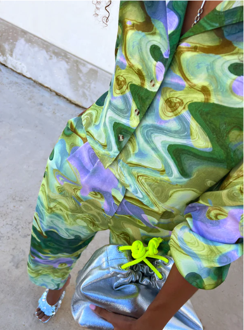Green Marble Trousers