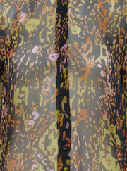 Chiffy Long Sleeve Shirt - Total Eclipse Animal Print